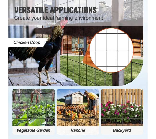 Cinkuota metalinė viela 122 cm x 15 m3