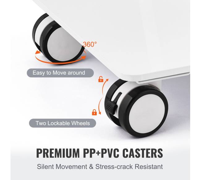 3 aukštų laboratorinis vežimėlis su ratukais3