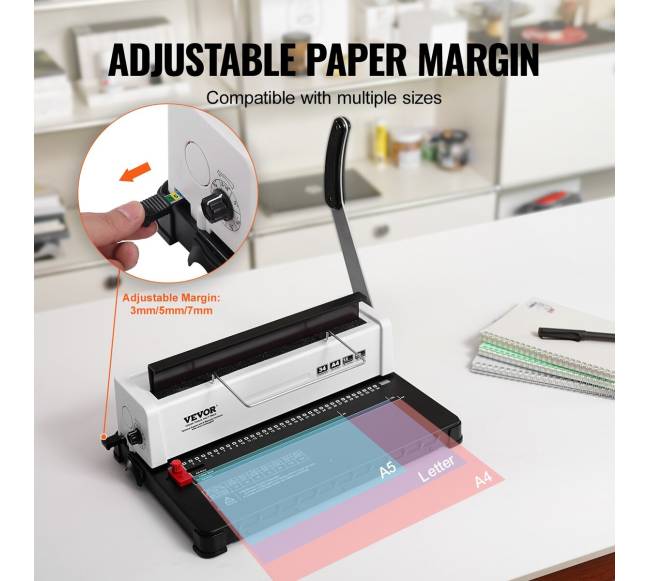 Rankinis spiralinio įrišimo aparatas 34 skylių2