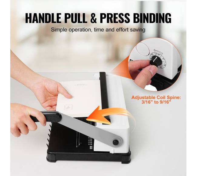 Rankinis spiralinio įrišimo aparatas 34 skylių3