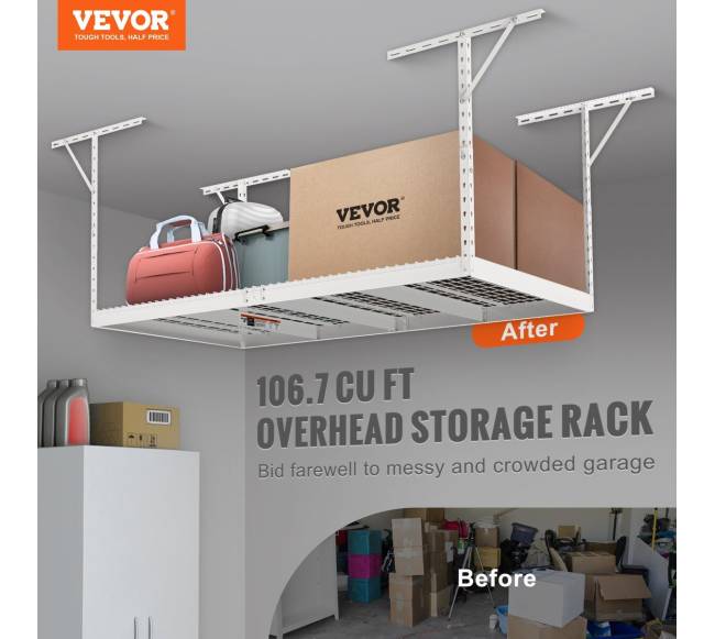 Pakabinama garažo laikymo lentyna, 122x244 cm1