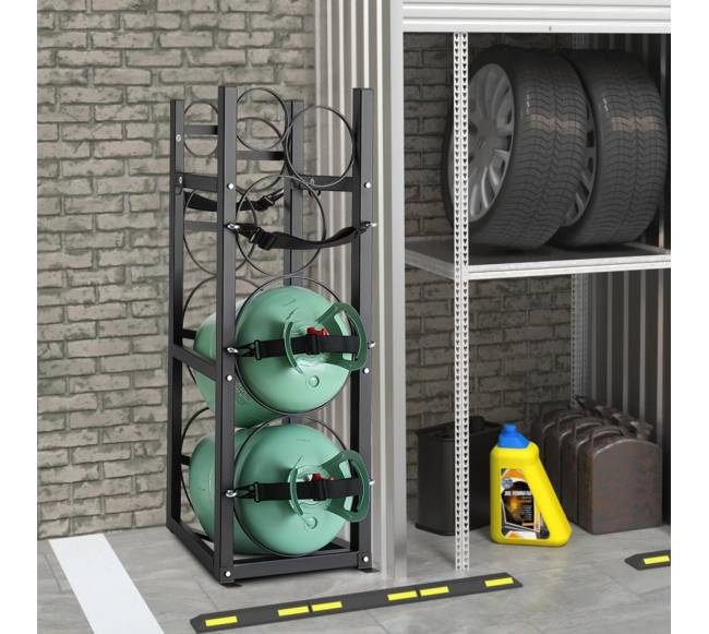 Šaldymo agentų bakelių laikiklis su 2 x 13,6 kg ir 3 mažesniais bakeliais7