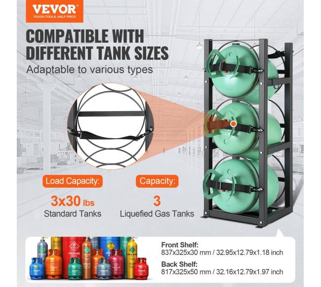 Refrigerantų bakų laikiklis su 3 bakeliais1