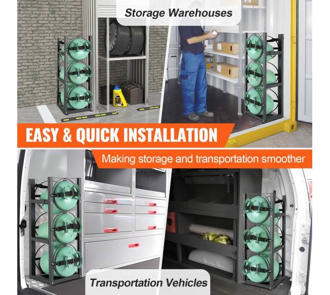 Refrigerantų bakų laikiklis su 3 bakeliais5