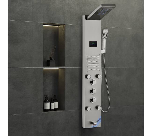 Dušo panelė su 6 funkcijomis ir LED7