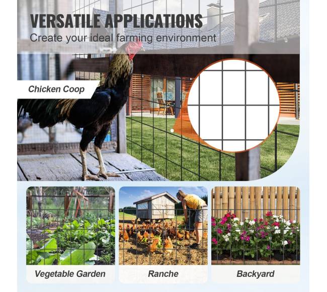 vielos tinklas viščiukams, 91 x 1524 cm danga3