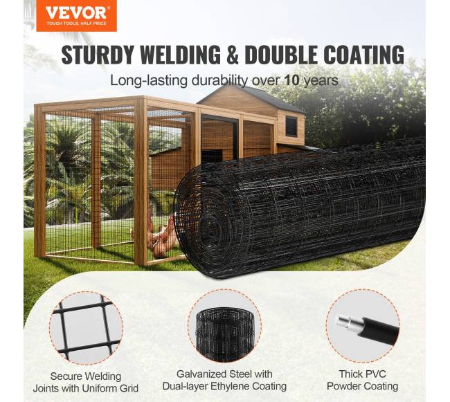 Galvanizuotas vielos tinklas, 24 cm x 50 m1