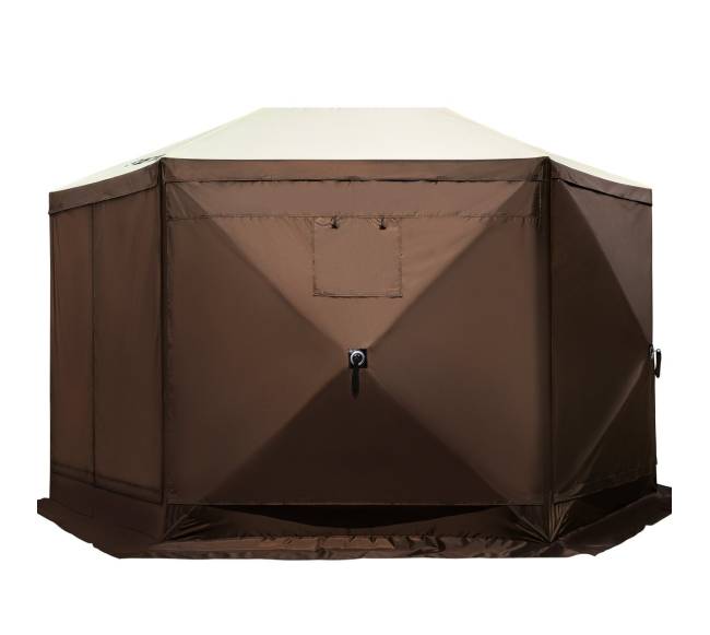 Iššokantis kempingo pavėsinės tentas 6 šonų10