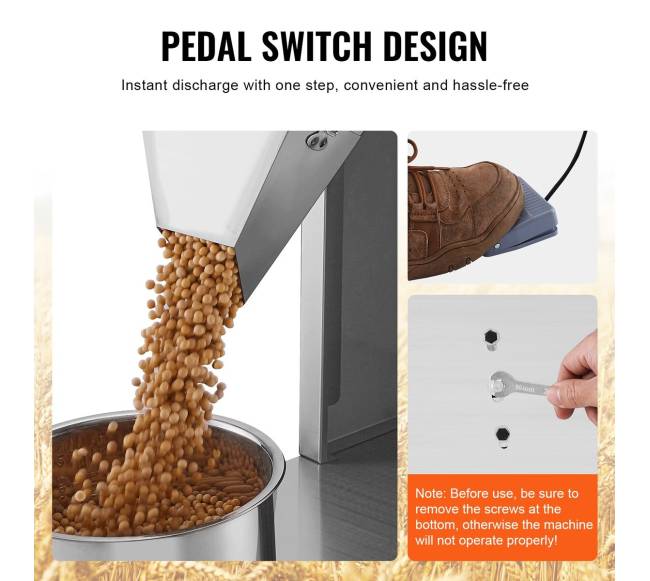 Dalelių pildymo mašina su kojiniu pedalu4