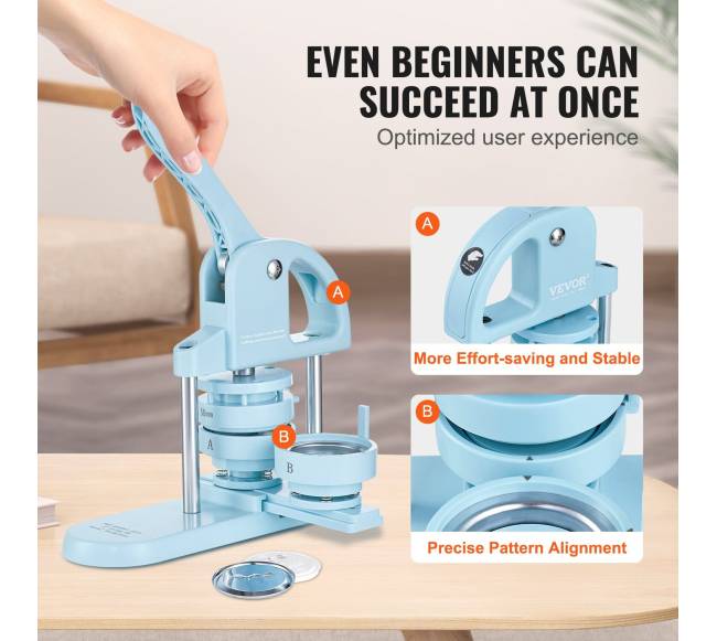 Mėlynas 3-in-1 ženkliukų darymo aparatas2