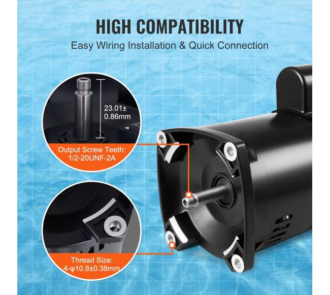 Baseino siurblys variklis 1.5 AG 115230V3