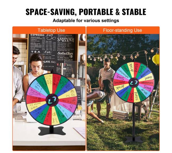 91 cm sukamasis prizų ratas su 18 skyrių4