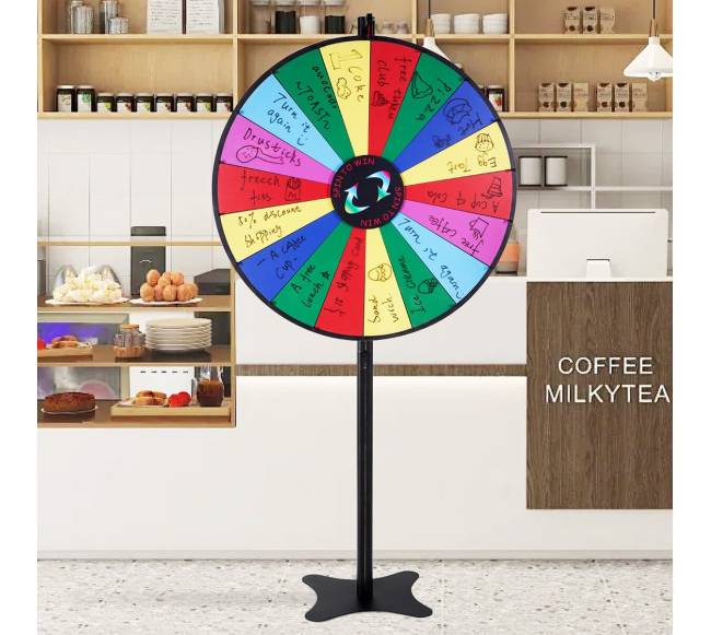 91 cm sukamasis prizų ratas su 18 skyrių7