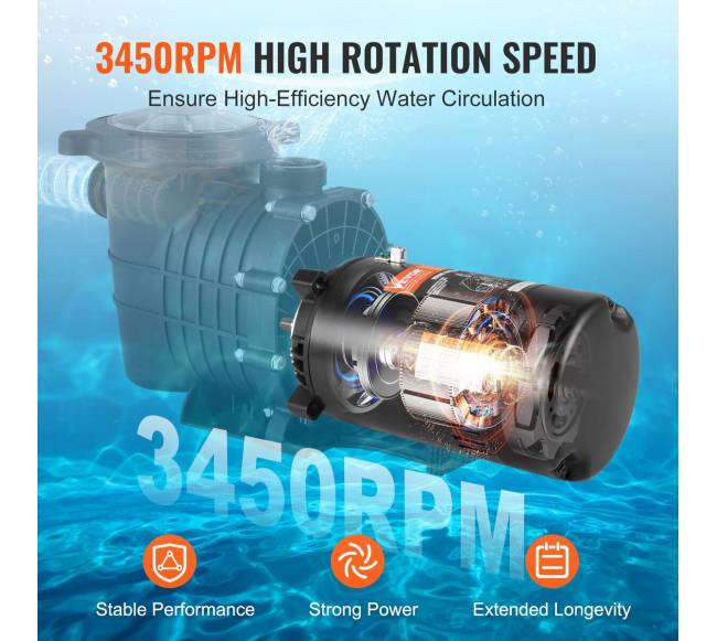 1 AG baseino siurblio variklis 115230V2