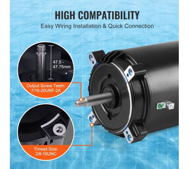 1 AG baseino siurblio variklis 115230V3