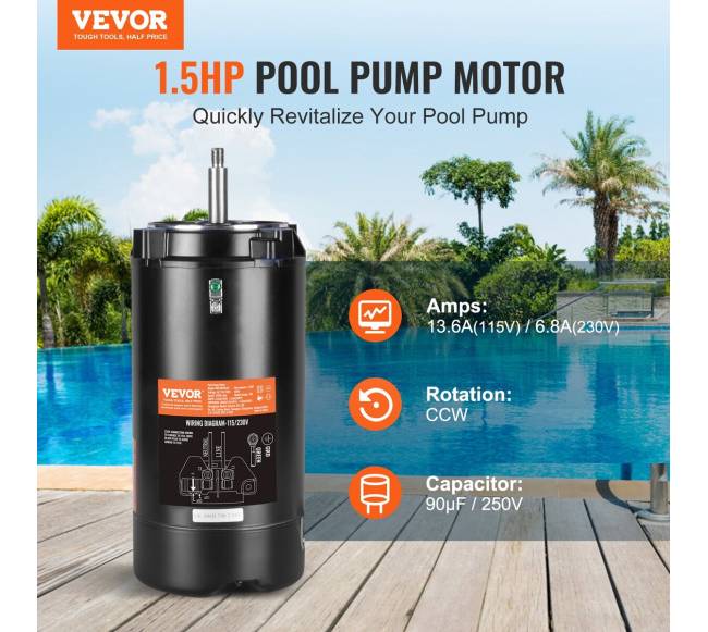 1,5 AG baseino siurblio variklis 115230V1