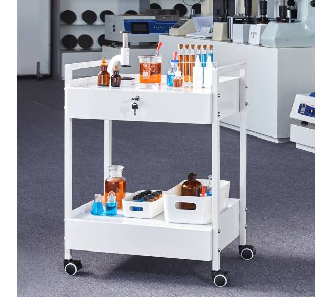 Nerūdijančio plieno dviejų lygių vežimėlis7