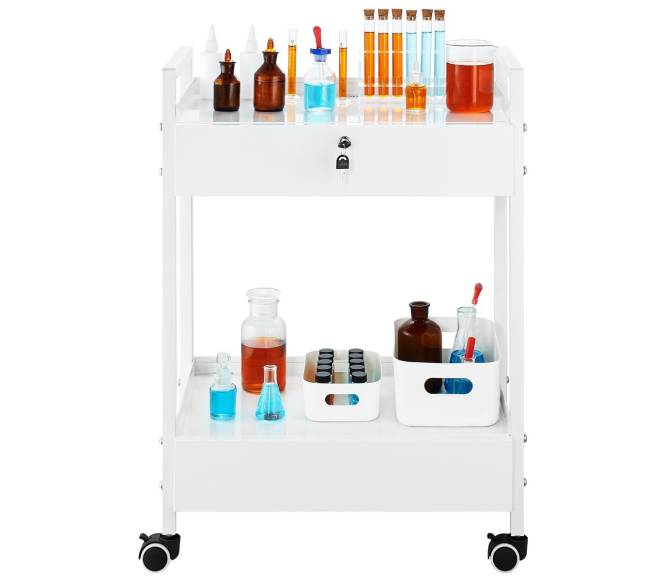 Nerūdijančio plieno dviejų lygių vežimėlis8