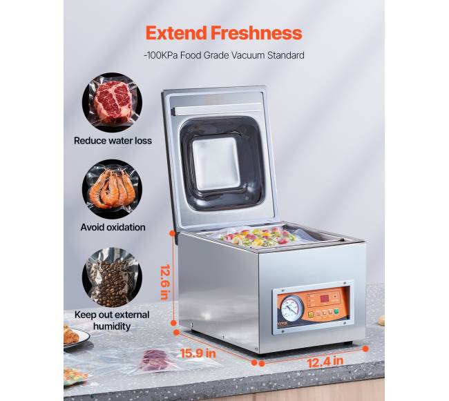 Kamerinis vakuuminis pakavimo aparatas1