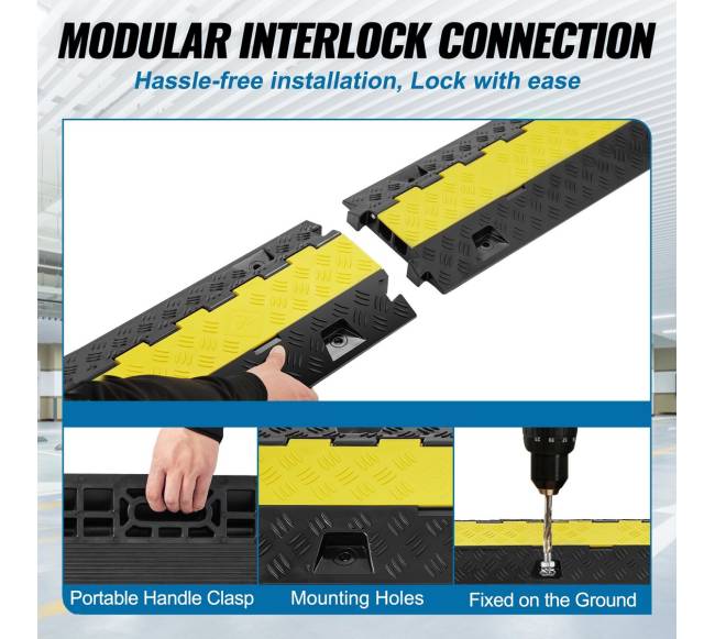 2 kanalų kabelių apsauga su 10000 kg talpa5