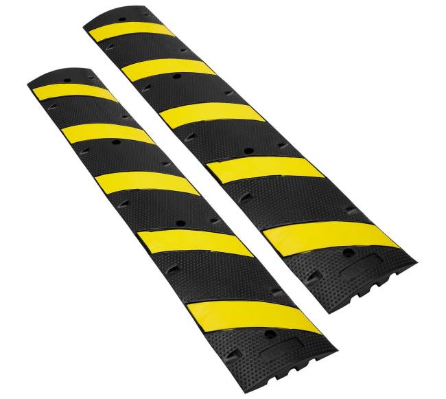 2 dalių guminis greičio kalnelis su kanalais0