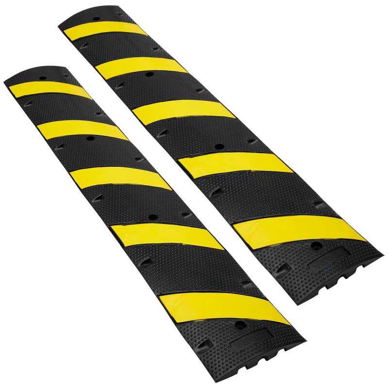 2 dalių guminis greičio kalnelis su kanalais0