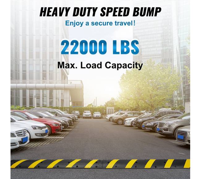 2 dalių guminis greičio kalnelis su kanalais1