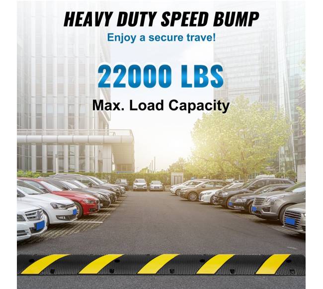 Guminis greičio kalnelis 183 cm, 2 kanalai, 10t apkrova1