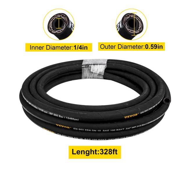 Hidraulinė žarna 6 mm x 100 m7