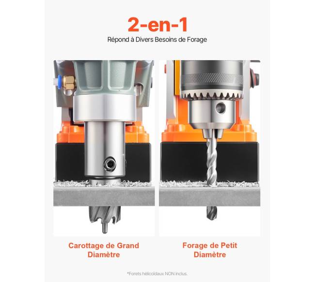 Magnetinė gręžimo mašina 1450W 12500N 850 aps.min.2