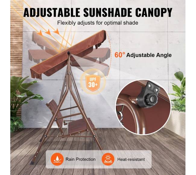 3-vietė sūpynės terasai su stogu2