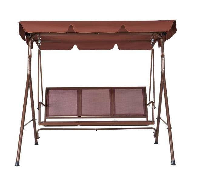 3-vietė sūpynės terasai su stogu8