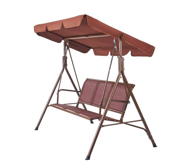 3-vietė sūpynės terasai su stogu9