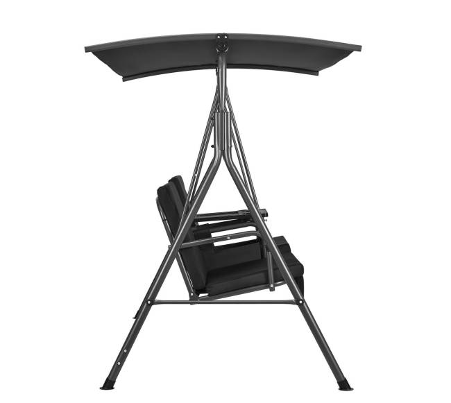 Dvivietė sūpynė su stogu lauko sodui10