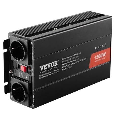 Modifikuotas sinusinis keitiklis 1500W 12V į 230V0
