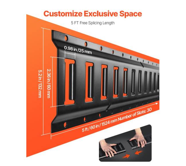 E bėgių tvirtinimo rinkinys, 4 komplektai, 907 kg apkrova3