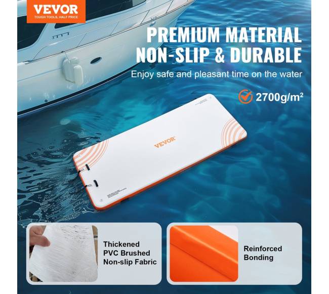 Pripučiama plaukiojanti platforma 4,57 x 1,82 m1