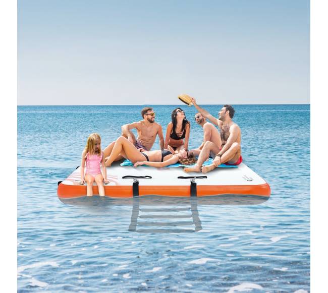 Pripučiama plaukiojanti platforma 4,57 x 1,82 m7