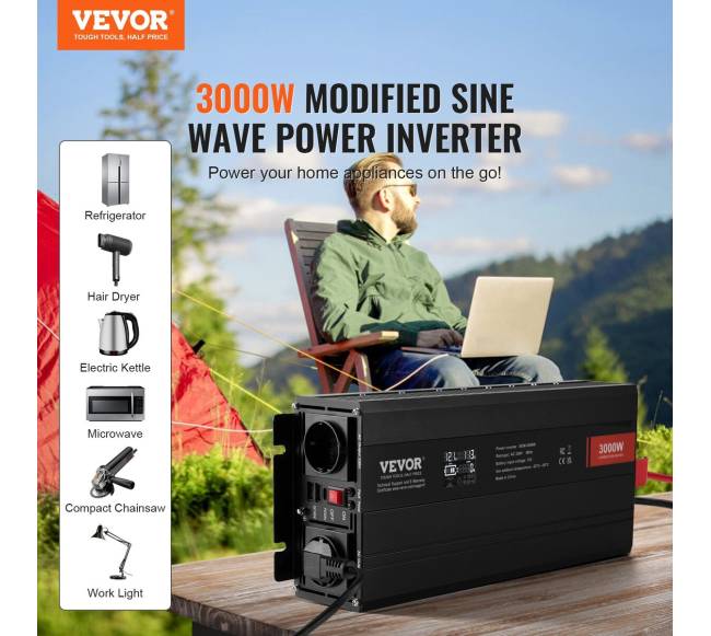 Modifikuotos sinusoidės bangos keitiklis 3000W1