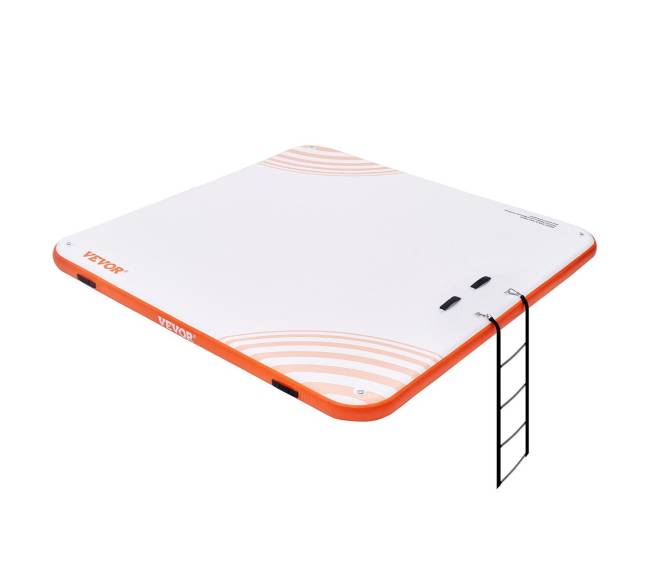 Pripučiama plūduriuojanti platforma 2,13 x 2,13 m0