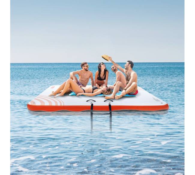 Pripučiama plūduriuojanti platforma 2,13 x 2,13 m7