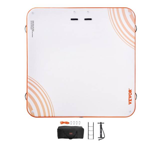 Pripučiama plūduriuojanti platforma 2,13 x 2,13 m8