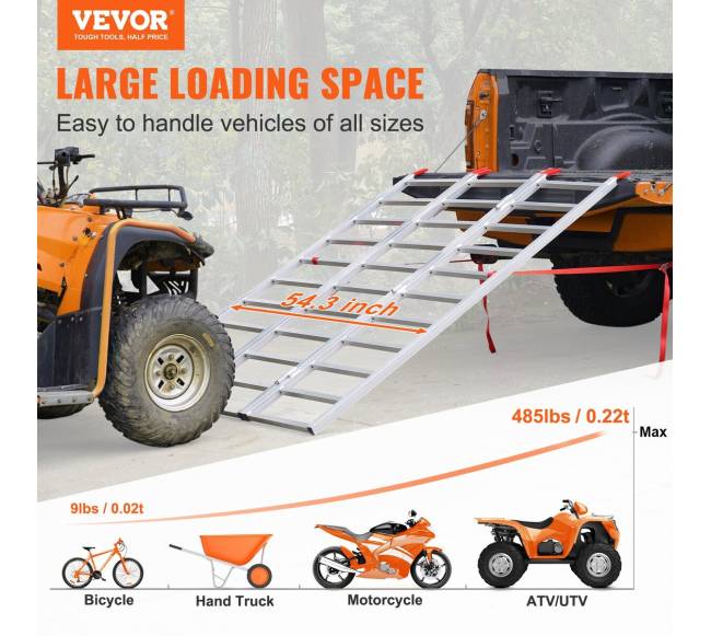 Aliuminės rampos motociklams ir technikai1