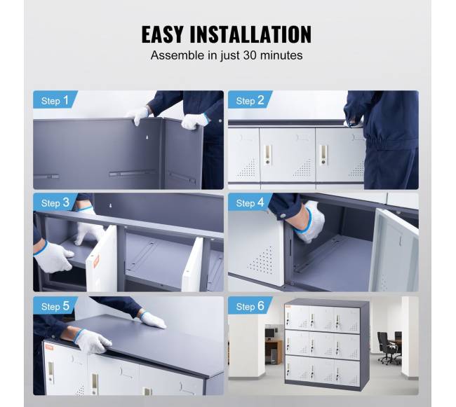 Metalinė spintelė su 9 durimis darbuotojams5