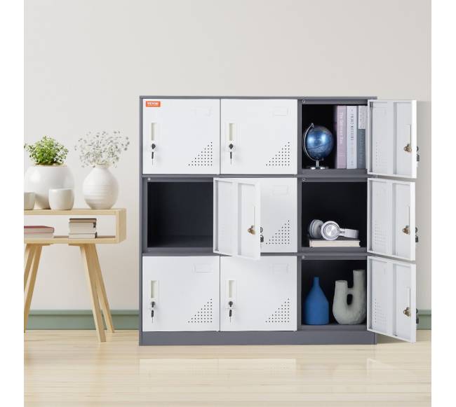 Metalinė spintelė su 9 durimis darbuotojams7