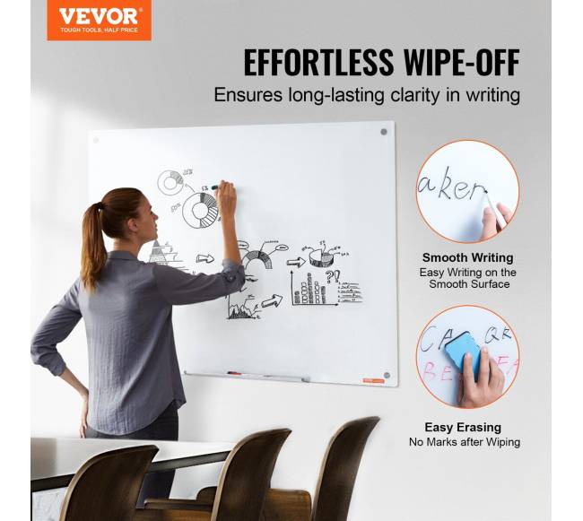 Stiklinė magnetinė rašymo lenta1