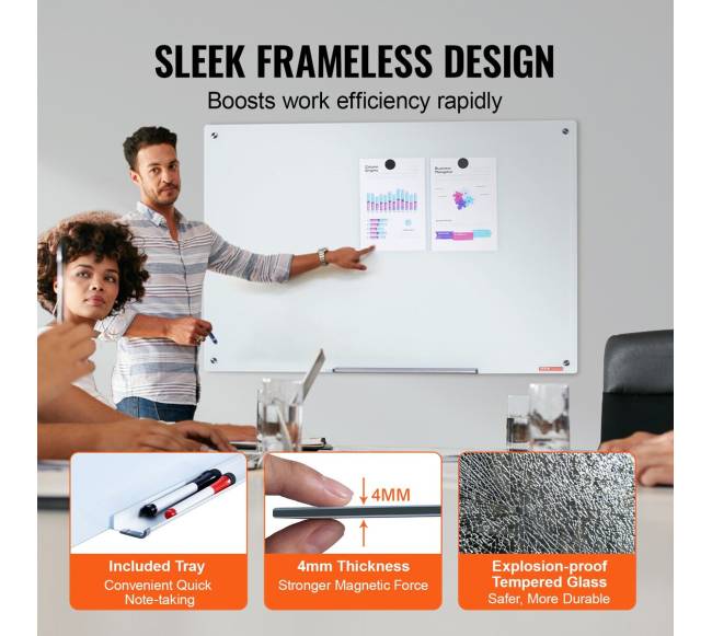 Stiklinė magnetinė rašymo lenta2