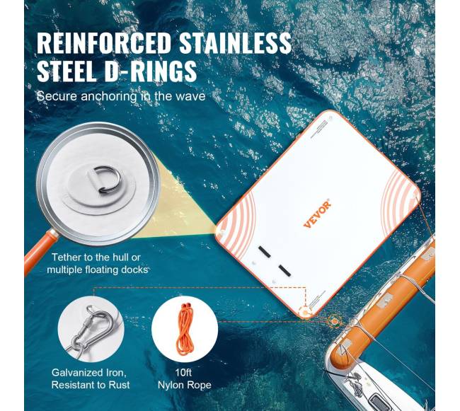 Pripučiama plūduriuojanti platforma, 2.43 x 1.82 m3