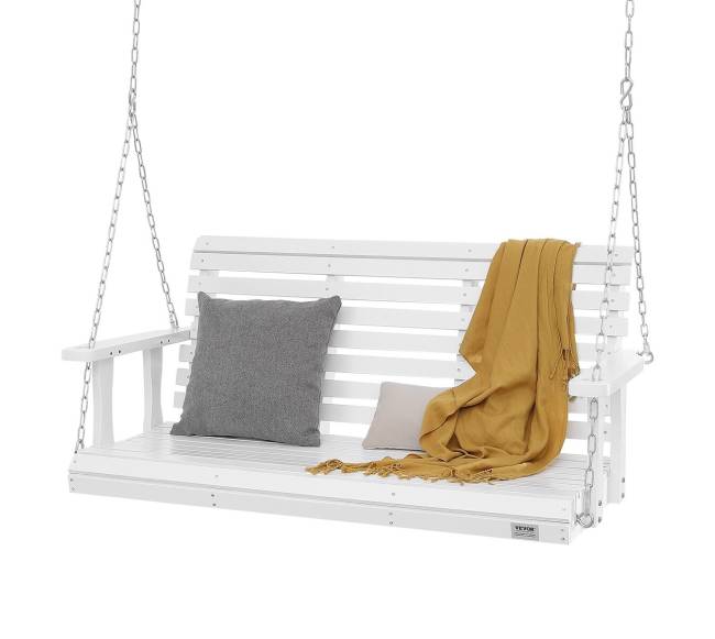 Medinis sodo supamasis krėslas su grandinėmis0