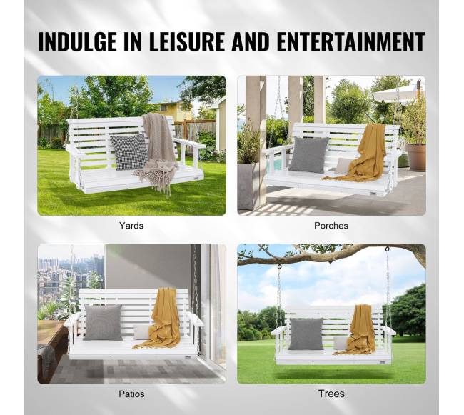 Medinis sodo supamasis krėslas su grandinėmis5